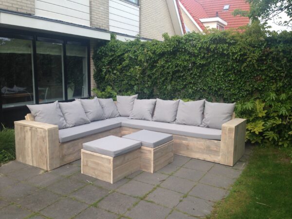 Steigerhouten hoekbank Basic - Afbeelding 22