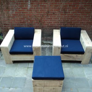 Steigerhout Loungestoel BASIC
