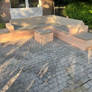 Douglashout hoekbank Basic