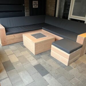 Douglashout hoekbank Pisa