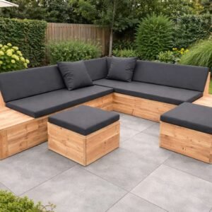 Douglashout hoekbank Luna