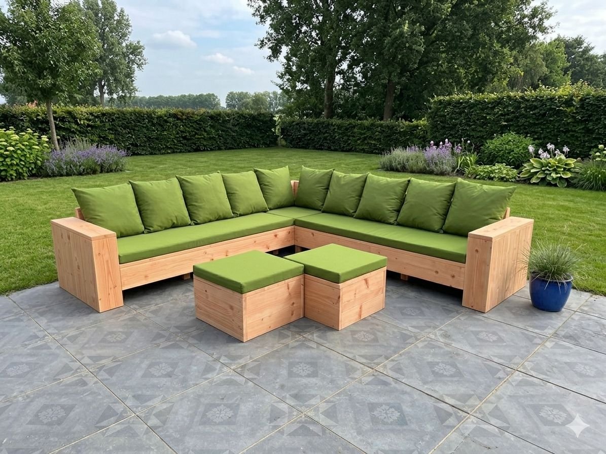 Douglashout hoekbank Torino