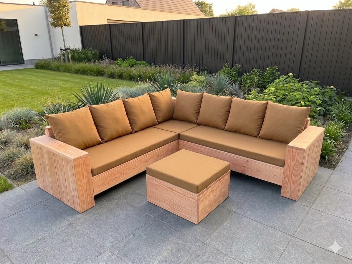 Douglashout hoekbank Torino