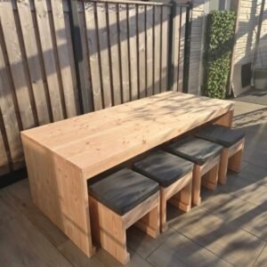 Douglashout Picknickset Kruk