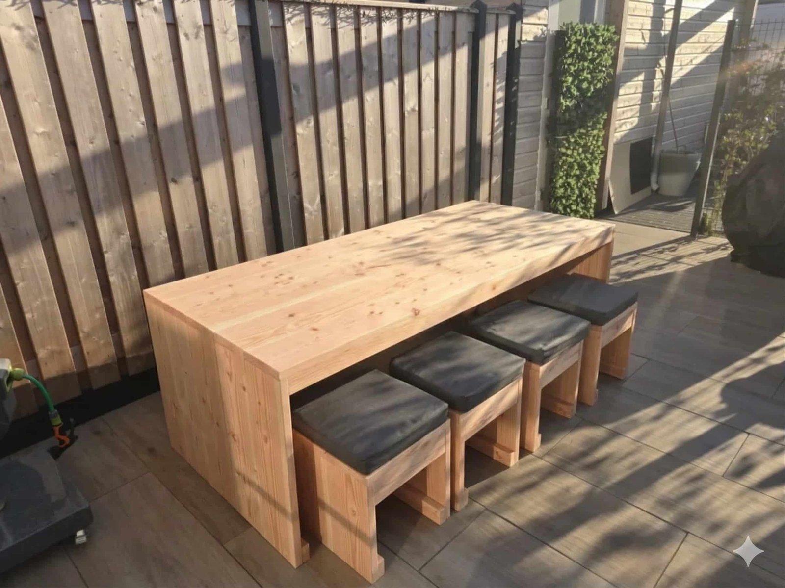 Douglashout Picknickset Kruk