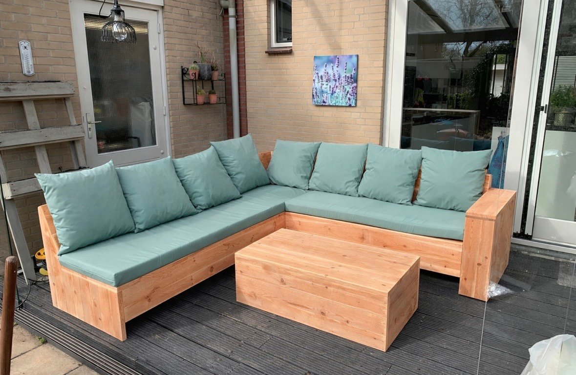 Douglashout hoekbank Marena