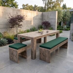 Steigerhout picknickset Blok