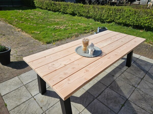 Douglashout Tuintafel met A poten zonder ligger - Afbeelding 4
