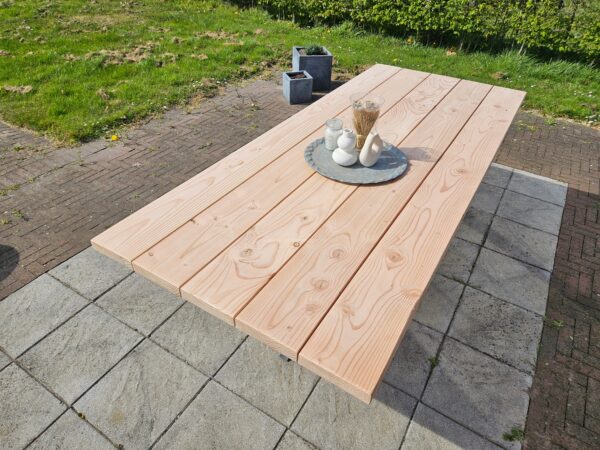 Douglashout Tuintafel met Smalle matrixpoot 10x5 - Afbeelding 4