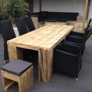 Steigerhouten Tuintafels