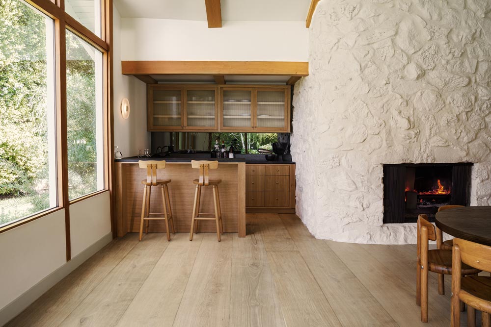 Steigerhouten hoekbank Design