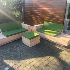 Douglashout Loungeset zwevend model