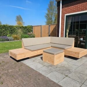 Douglashout Hoekbank Luna Zwevend