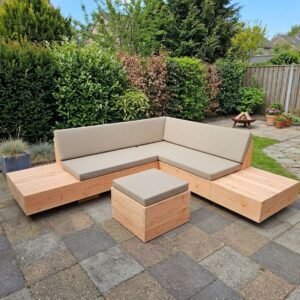 Douglashout Hoekbank Luna Zwevend