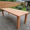 Douglashout Tuintafel met N Poten